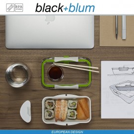 Bento Box Appetit ланч-бокс с разделителем, белый-желтый, Black+Blum