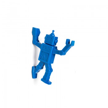 Магнитный крючок для холодильника robohook синий, L 8,9 см, W 1,7 см, H 9,5 см, Peleg Design