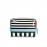 Косметичка black stripes малая, L 7,5 см, W 16 см, H 17 см, Remember