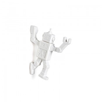 Магнитный крючок для холодильника robohook белый, L 8,9 см, W 1,7 см, H 9,5 см, Peleg Design