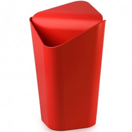 Корзина для мусора угловая corner красная, H 35,6 см, L 26 см, W 24 см, пластик, Umbra