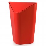 Корзина для мусора угловая corner красная, H 35,6 см, L 26 см, W 24 см, пластик, Umbra