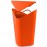 Корзина для мусора угловая corner оранжевая, H 35,6 см, L 26 см, W 24 см, пластик, Umbra