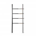 Вешалка-лестница hub чёрный/орех, L 41 см, W 152 см, H 3,8 см, Umbra