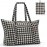 Сумка складная mini maxi travelbag fifties black, L 65 см, W 26 см, H 41 см, Reisenthel