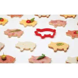 Форма для бутербродов Party animals свинья, Peleg Design