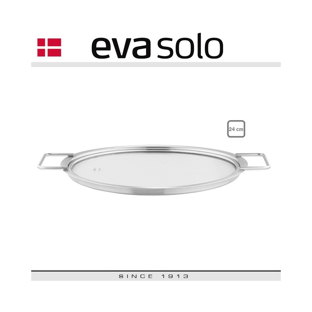 Крышка, D 24 см, стекло термостойкое, Eva Solo