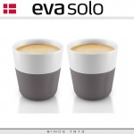 Кофейные стаканы EVA для эспрессо, 2 шт по 80 мл, серые, силиконовый ободок Eva Solo