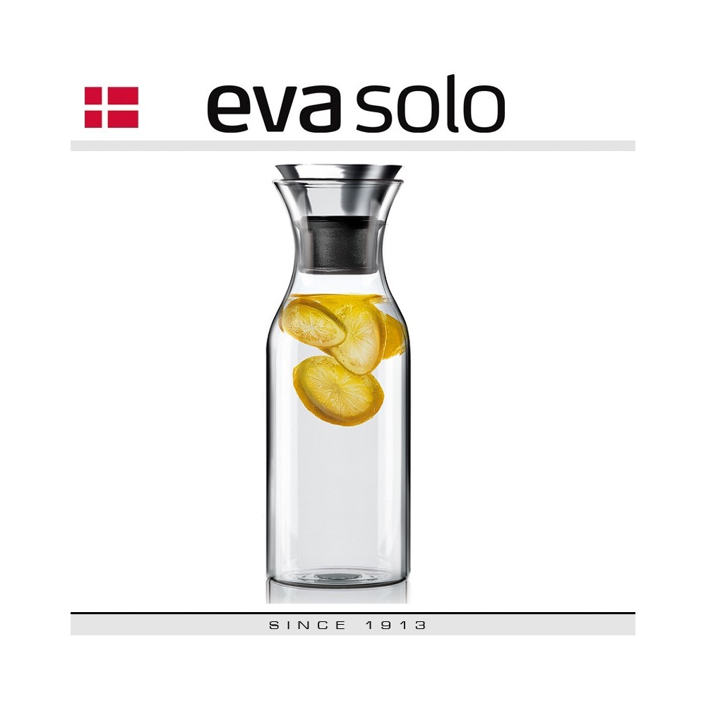 Графин Fridge для горячих и холодных напитков, 1 л, боросиликатное стекло, сталь, Eva Solo