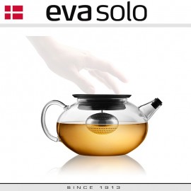 Дизайнерский заварочный чайник из выдувного стекла с механизмом заваривания, 1 л Eva Solo