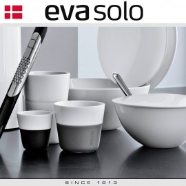 Кофейные стаканы EVA для лунго, 2 шт 230 мл, лунно-голубые, силиконовый ободок, Eva Solo