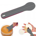 Ложка-лопатка spreader серая/розовая, H 0,5 см, L 20,4 см, W 5 см, пластик, Fusionbrands