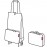 Сумка на колесиках foldabletrolley black, L 29 см, W 27 см, H 66 см, Reisenthel