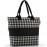 Сумка shopper e1 fifties black, L 50 см, W 16,5 см, H 27 см, Reisenthel