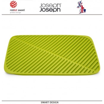 Большой коврик Flume для сушки посуды, зеленый, 43 x 31 см, Joseph Joseph