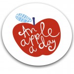 Доска для готовки и защиты рабочей поверхности an apple a day, L 30 см, W 30 см, Joseph Joseph