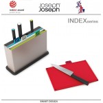 Набор разделочных досок Index с ножами на подставке, 9 предметов, Joseph Joseph