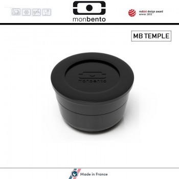 Соусница MB Temple средняя черная, Monbento