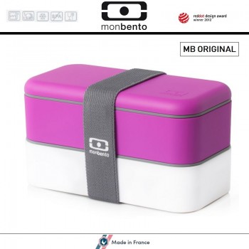 Ланч-бокс MB Original, фуксия-белый, Monbento