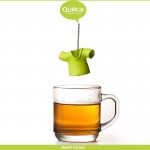 Заварочная ёмкость Tea Shirt для чая, зеленый, Qualy