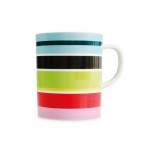 Кружка stripy, L 7,9 см, W 7,9 см, H 9,5 см, Remember