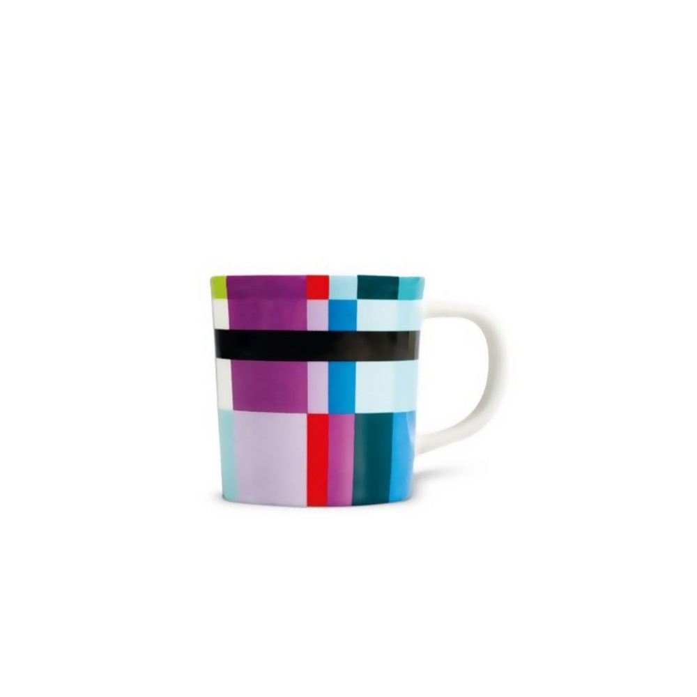 Чашка для эспрессо с блюдцем zigzag, L 5,4 см, W 5,4 см, H 5,6 см, Remember