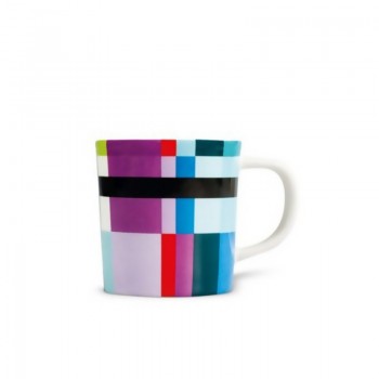 Чашка для эспрессо с блюдцем zigzag, L 5,4 см, W 5,4 см, H 5,6 см, Remember