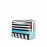 Косметичка black stripes малая, L 7,5 см, W 16 см, H 17 см, Remember