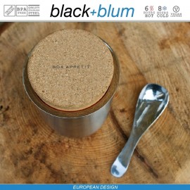 Thermo Pot ланч-бокс-термос для горячего, 500 мл, сталь, Black+Blum