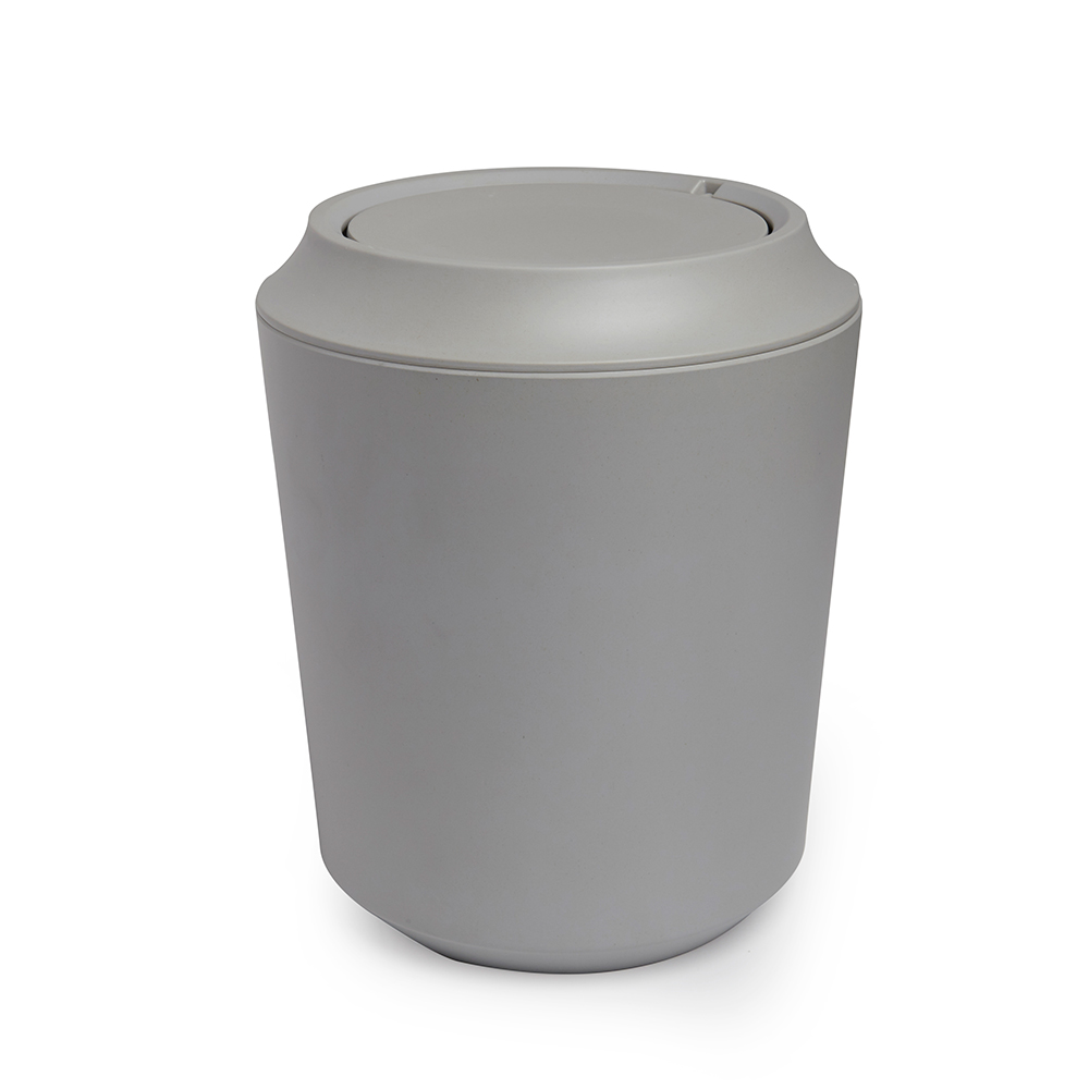 Корзина для мусора fiboo серый, L 20,3 см, W 20,3 см, H 24,9 см, Umbra