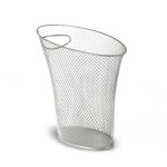 Контейнер мусорный skinny серебристая сетка, L 33 см, W 17 см, H 34,8 см, Umbra