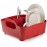 Сушилка для посуды Tub красная, L 38 см, W 35 см, H 19 см, Umbra
