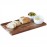 Доска для хлеба с соусницами spun, H 9,5 см, L 37,7 см, W 25,1 см, дерево, керамика, Umbra