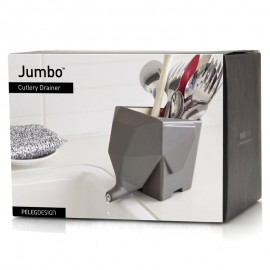 Сушилка для столовых приборов Jumbo кремовая, пластик ABS, Peleg Design