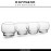 Бокалы "пьяные" Rocking Glass, 4 шт, 250 мл, подарочная коробка, Normann Copenhagen