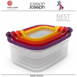 Контейнеры NEST 4 для пищевых продуктов, 4 штуки, Joseph Joseph