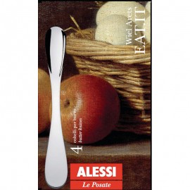 Набор ножей для масла Eat.it, 4 шт, сталь нержавеющая, Alessi