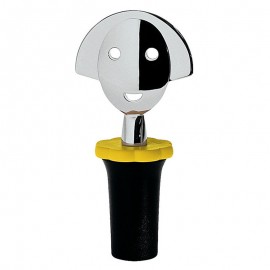 Пробка для бутылки дизайнерская Anna Stop 2 черная, Alessi