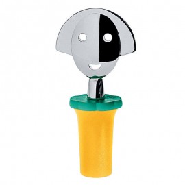 Пробка для бутылки anna stop 2 желтая, L 4 см, W 4 см, H 10 см, Alessi