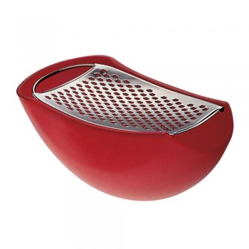 Тёрка Parmenide, цвет красный, сталь, Alessi