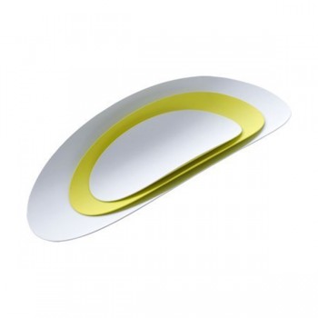 Набор из 3х стальных блюд ellipse (желтый  and  белый), Alessi