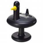 Кухонный таймер duck черный, L 9,8 см, H 13 см, Alessi