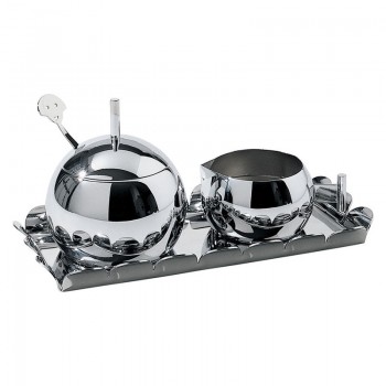 Набор для сахара и сливок на подносе Anna Set, Alessi