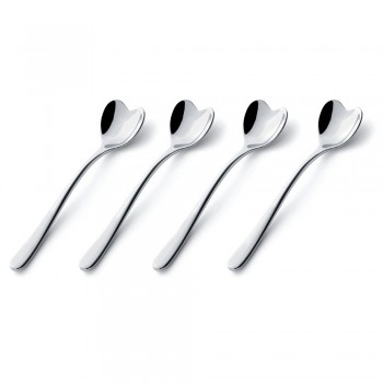 Набор ложек для кофе Ammi, 4 шт, сталь нержавеющая, Alessi