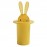 Держатель для зубочисток magic bunny жёлтый, L 7,5 см, W 7,5 см, H 14 см, Alessi