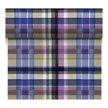 Дорожка для стола рулонная 3 в 1 purple check, L 480 см, H 40 см, Duni