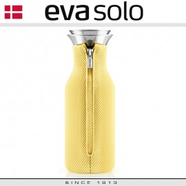 Графин Fridge для горячих и холодных напитков в неопреновом текстурном чехле 3D, 1 л, желтый, Eva Solo