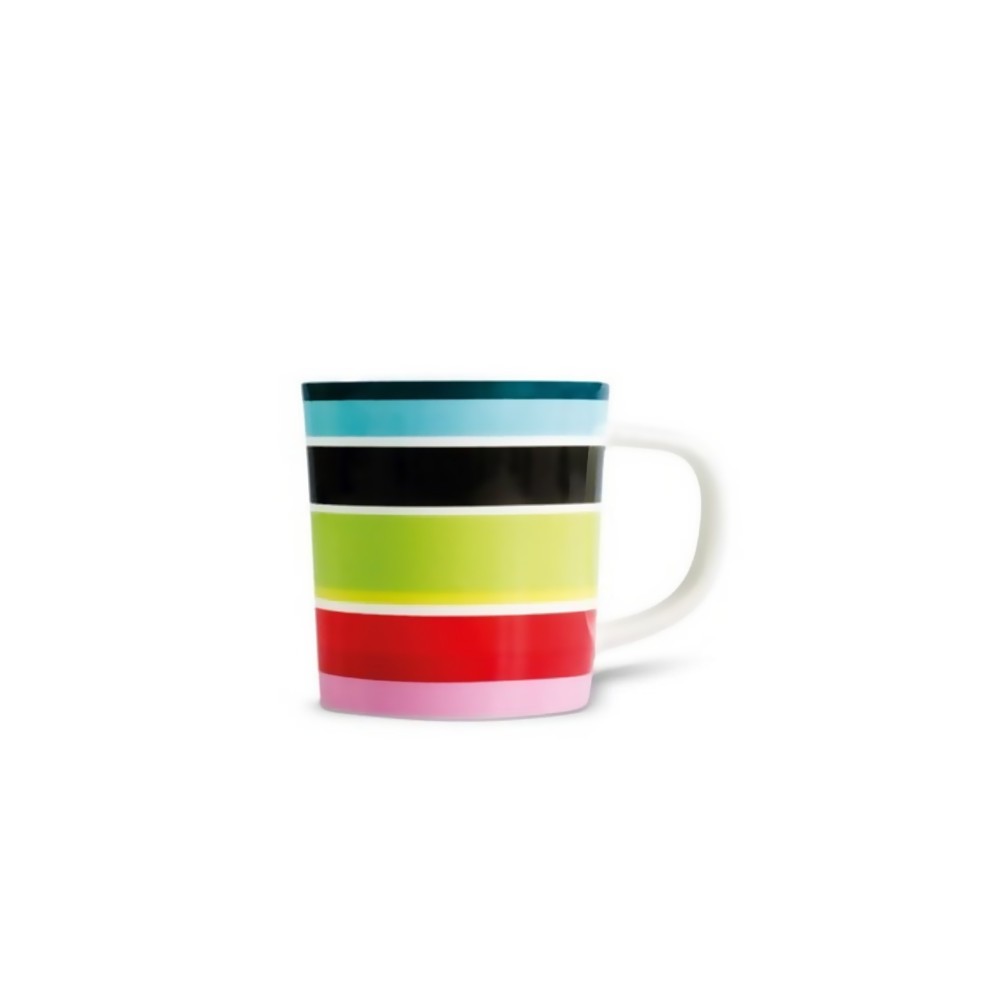 Чашка для эспрессо с блюдцем stripy, L 12,2 см, W 12,2 см, H 9,2 см, Remember
