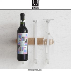 Держатель Showvino для винных бутылок, бокалов, Umbra, Канада