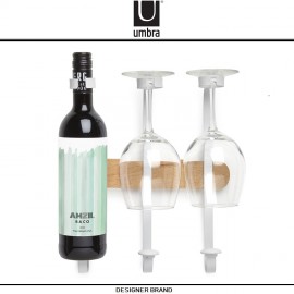 Держатель Showvino для винных бутылок, бокалов, Umbra, Канада